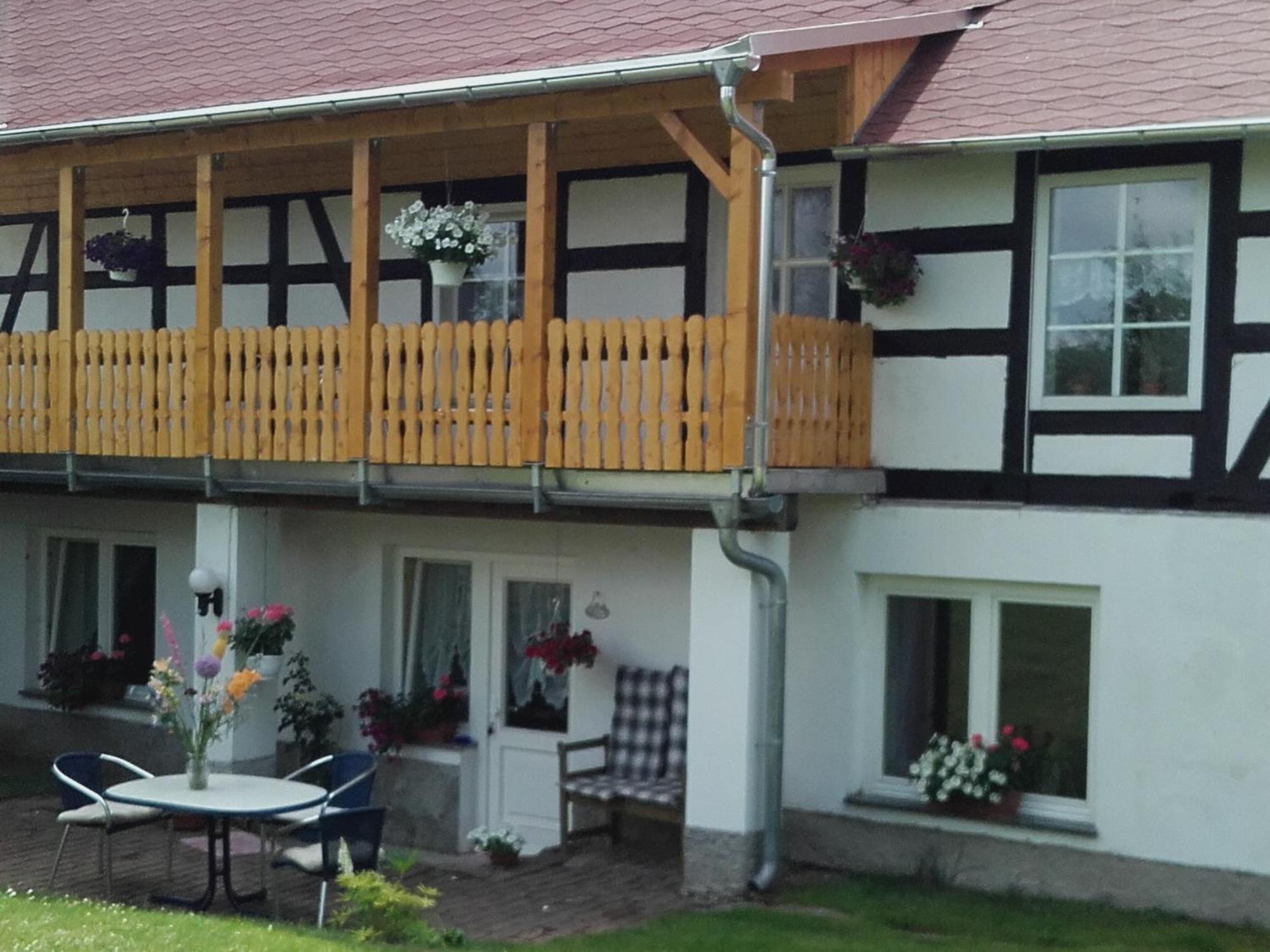 Appartamento Baerenhof Langenbernsdorf Esterno foto
